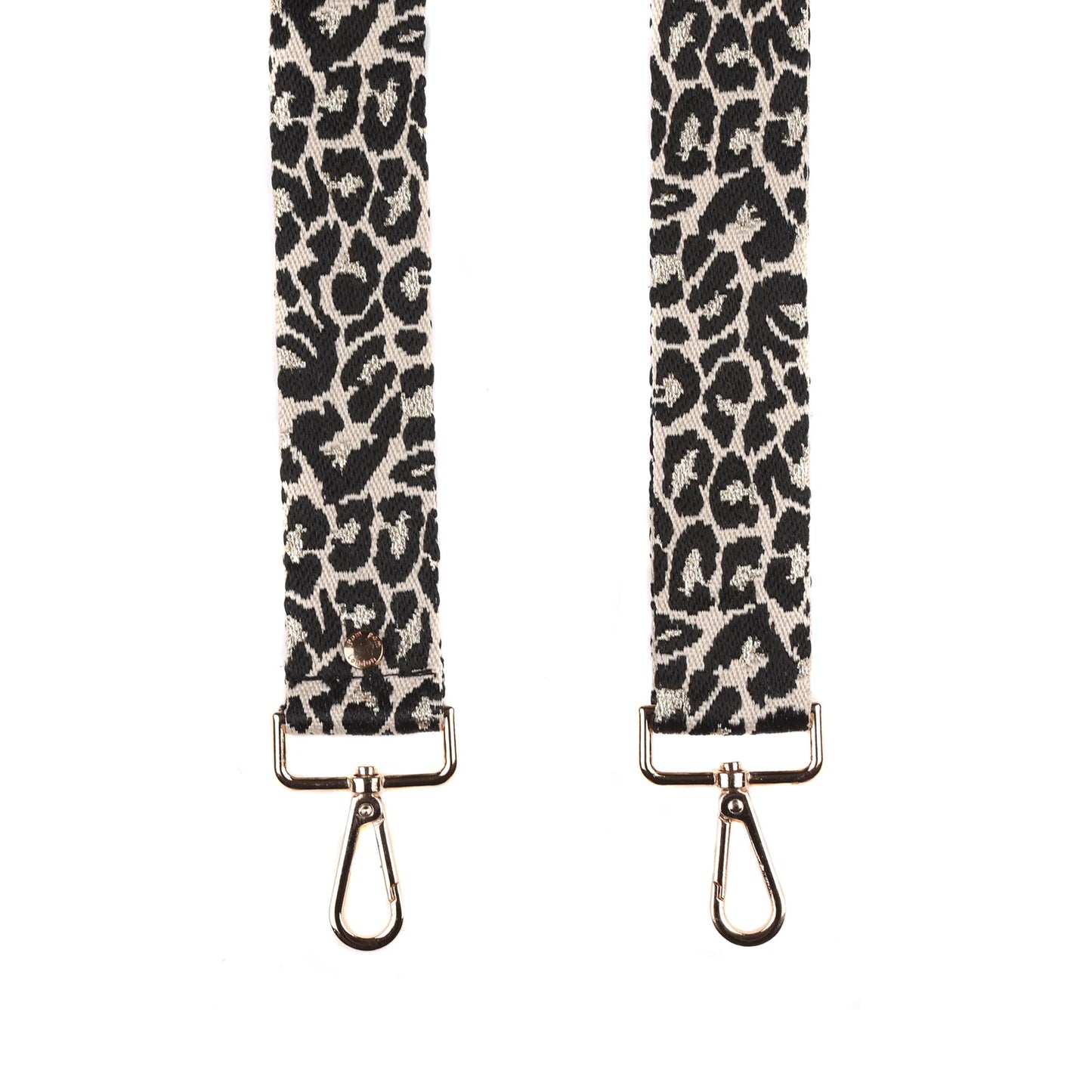 Strap Black & Gold Leopard