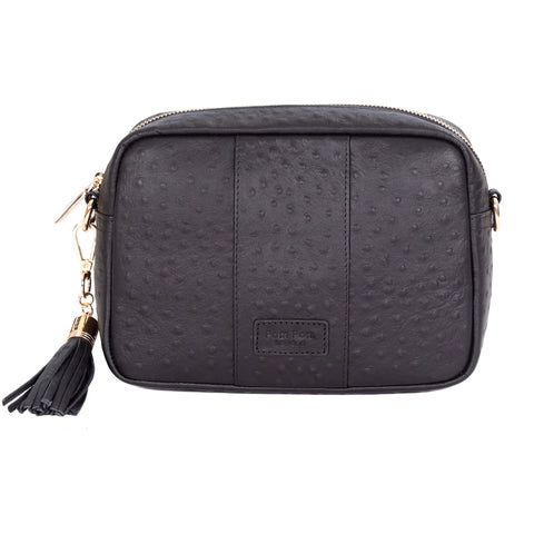 City Ostrich black