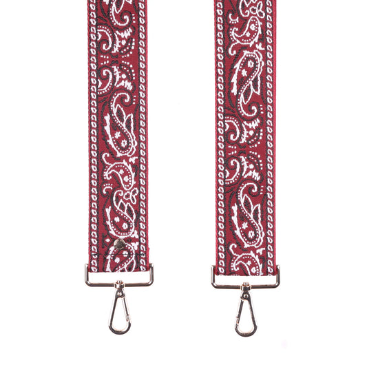Strap Burgundy Paisley