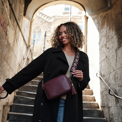 Töskuól burgundy Regal weave