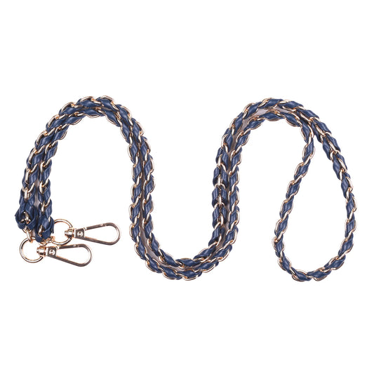 Strap Gold Chain Nordic Blue Weave