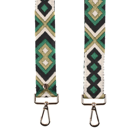 Strap Green Embroidered