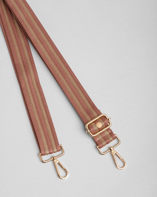 Töskuól Orchid & gold stripe