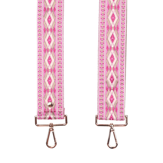 Strap Pink Embroidered